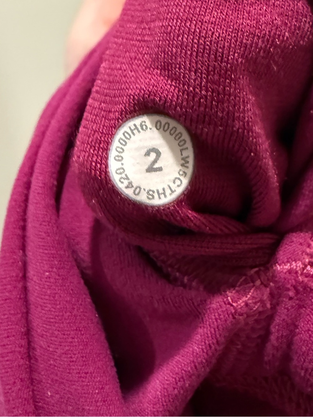 Lululemon Raspberry Rave Leggings - Picture 4 of 6